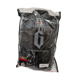 Gameness Men's Black Professional Fightwear Gi Size A3 NWT Sports Game Boxing